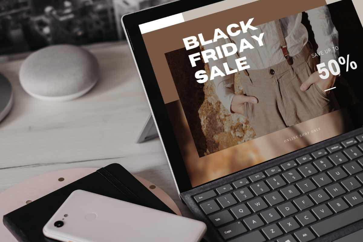 Una schermata del Black Friday