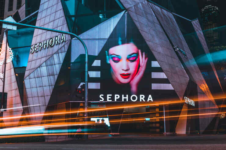 Cartellone pubblicitario Sephora 