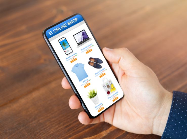 Un'app per fare shopping online